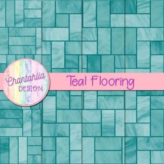 Free teal flooring digital papers