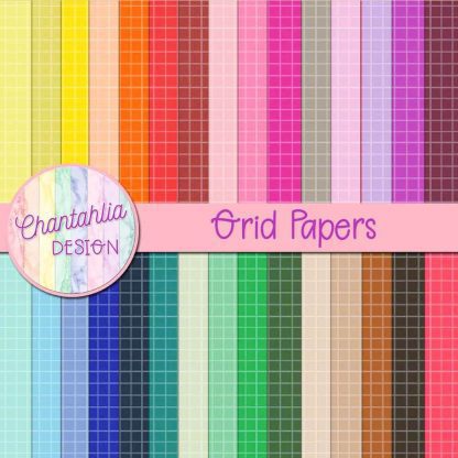 free grid digital papers