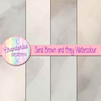 free sand brown and grey watercolour digital papers