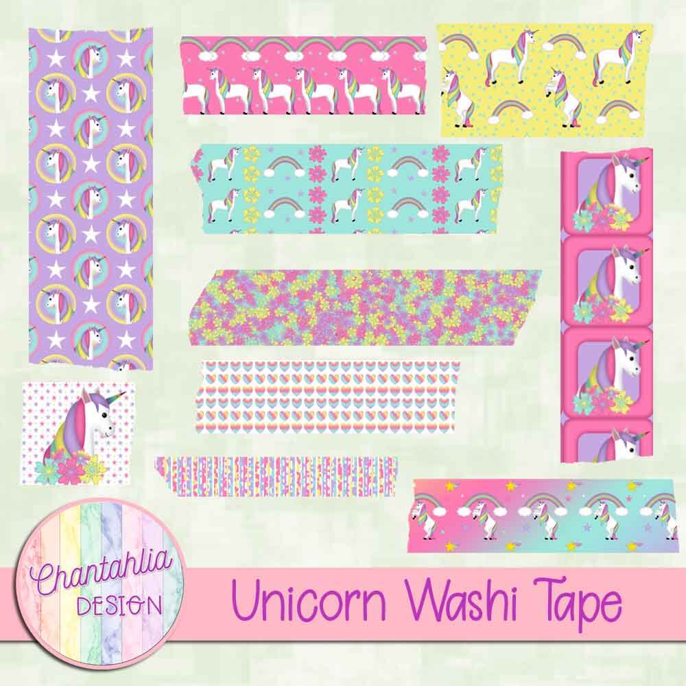 Make a Washi Tape Unicorn