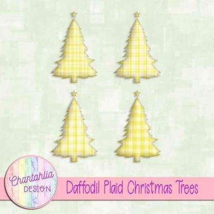 Free daffodil plaid christmas trees