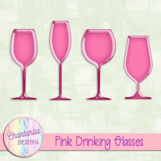Free pink drinking glasses