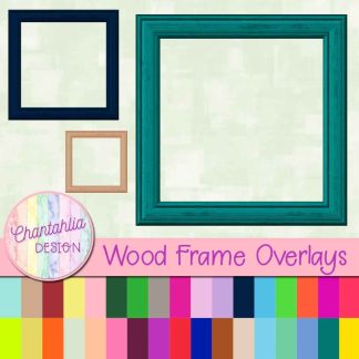 Free wood frame overlays