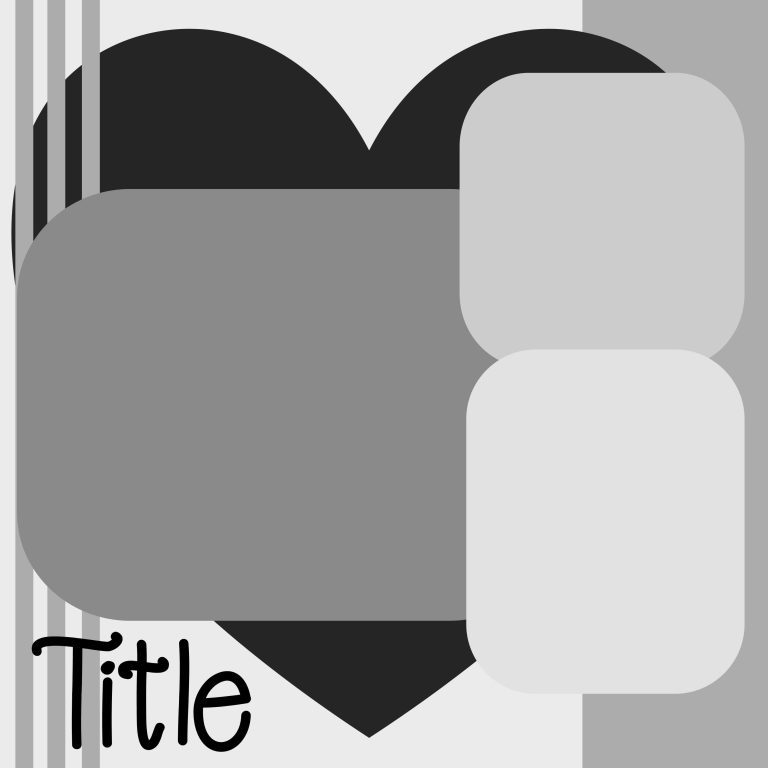 Free Digital Scrapbook Layout Template to Create your own Unique Pages
