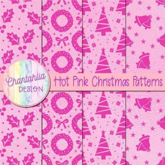 Free hot pink christmas patterns