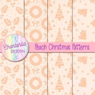Free peach christmas patterns