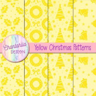 Free yellow christmas patterns