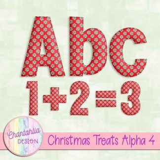 Free alpha in a Christmas Treats theme.