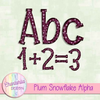 Free plum snowflake alpha