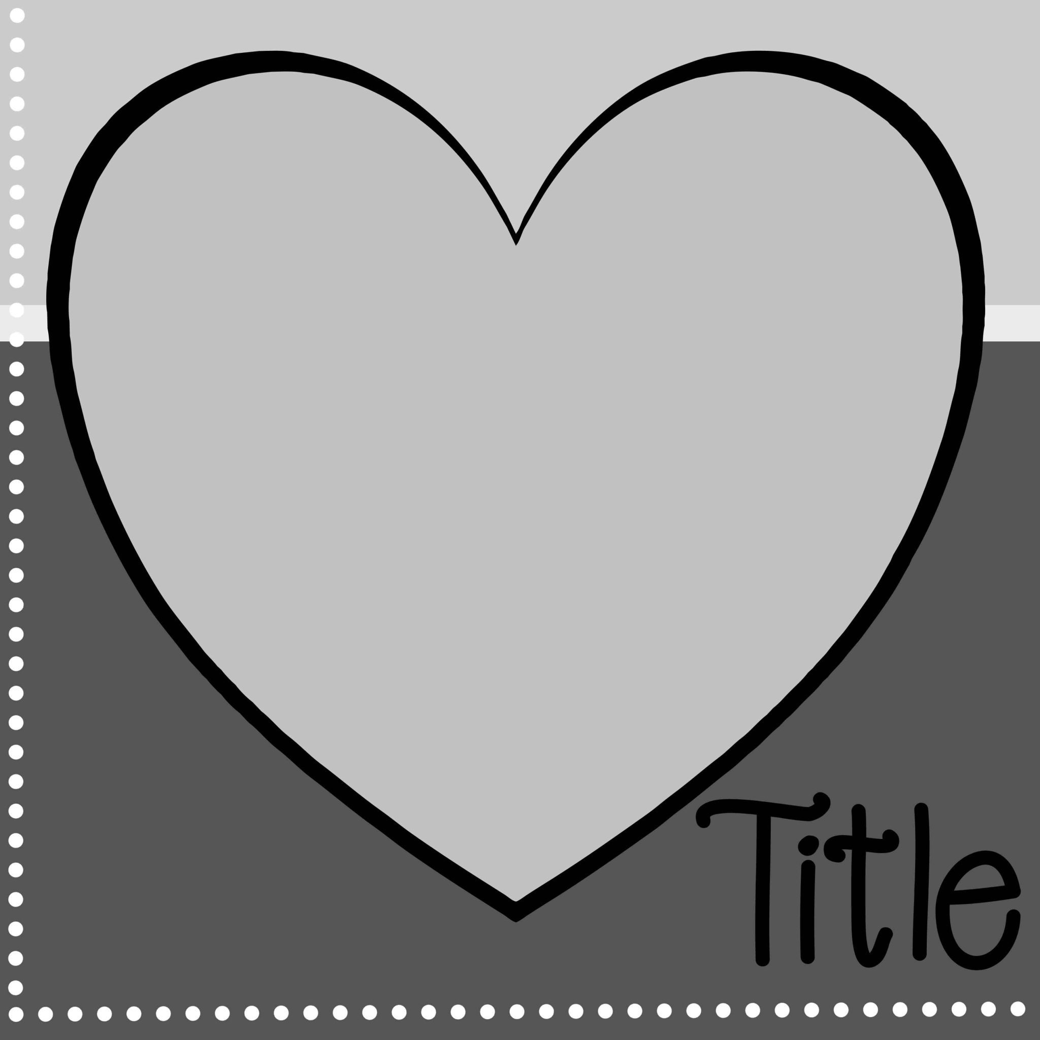 Free Digital Scrapbook Layout Template to Create your own Unique Pages