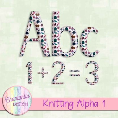 Free alpha in a Knitting theme.