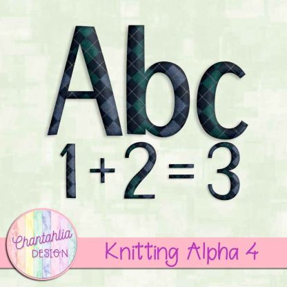 Free alpha in a Knitting theme.