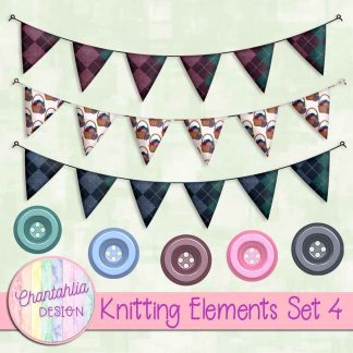 Free design elements in a Knitting theme