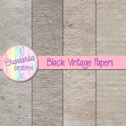 Free black vintage digital papers