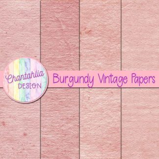 Free burgundy vintage digital papers