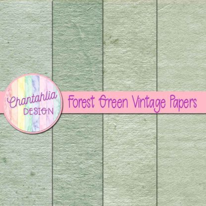 Free forest green vintage digital papers