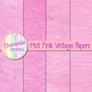 Free hot pink vintage digital papers