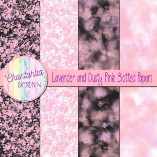 Free lavender and dusty pink blotted papers