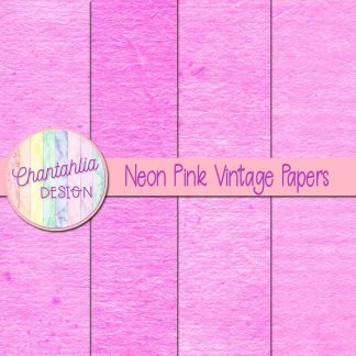 Free neon pink vintage digital papers