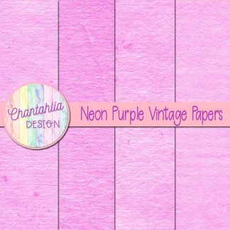 Free neon purple vintage digital papers