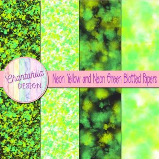 Free neon yellow and neon green blotted papers
