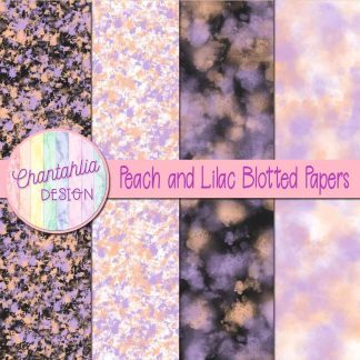 Free peach and lilac blotted papers