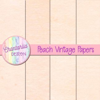 Free peach vintage digital papers