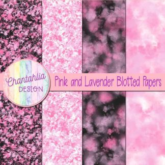Free pink and lavender blotted papers