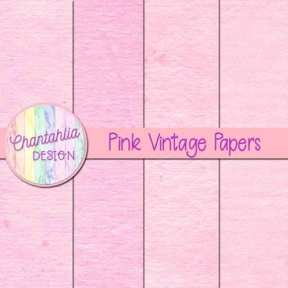 Free pink vintage digital papers