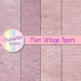 Free plum vintage digital papers