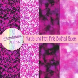 Free purple and hot pink blotted papers
