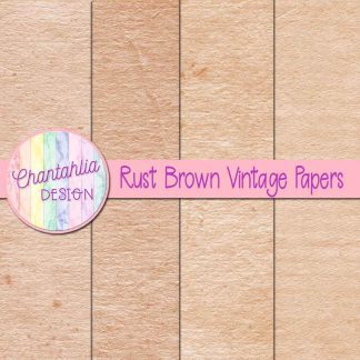 Free rust brown vintage digital papers