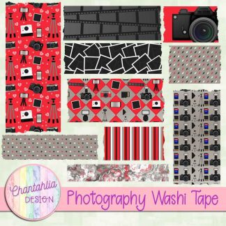 Free washi tape in a Photography theme