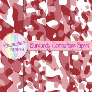 Free burgundy camouflage digital papers