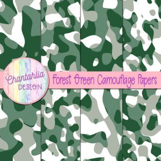 Free forest green camouflage digital papers