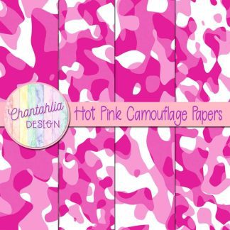 Free hot pink camouflage digital papers
