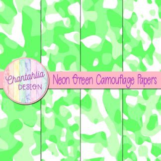 Free neon green camouflage digital papers