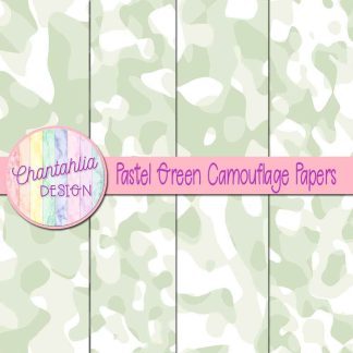 Free pastel green camouflage digital papers