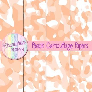 Free peach camouflage digital papers