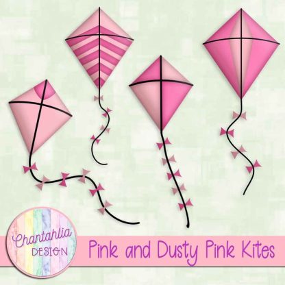 Free pink and dusty pink kites