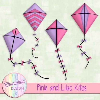 Free pink and lilac kites