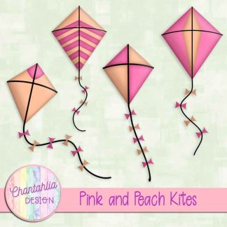 Free pink and peach kites