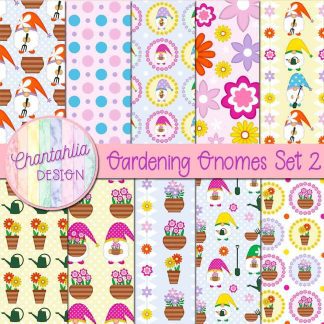 Free digital papers in a Gardening Gnomes