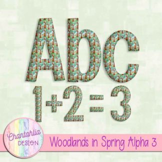 Free alpha in a Woodlands in Spring theme.