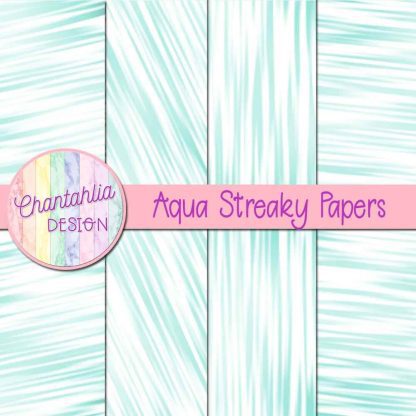 Free aqua streaky digital papers