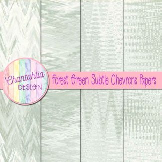 Free forest green subtle chevrons digital papers