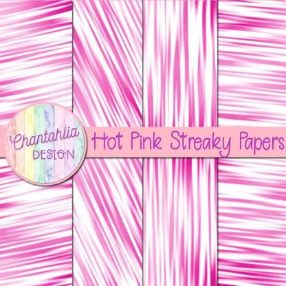 Free hot pink streaky digital papers