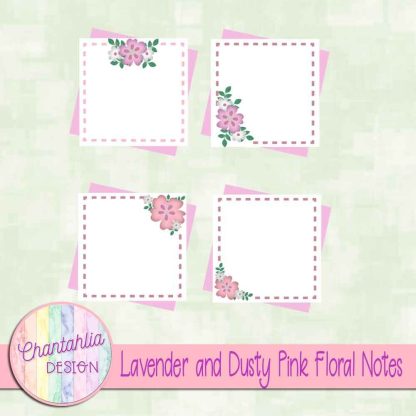 Free lavender and dusty pink floral notes