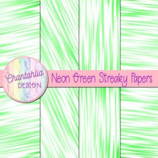 Free neon green streaky digital papers