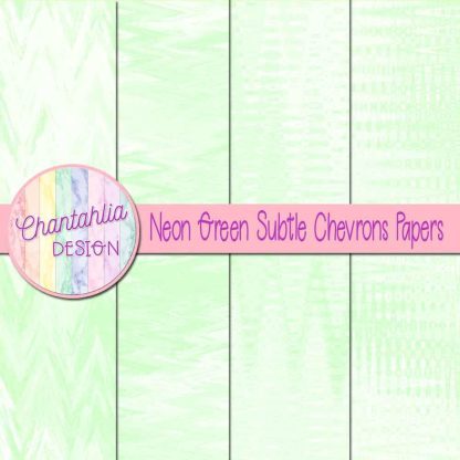 Free neon green subtle chevrons digital papers